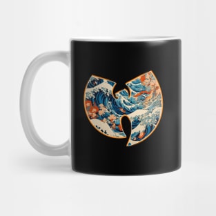 wutang - with japanese beach waves Mug